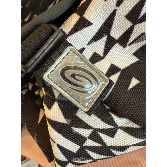 Timbuk2 Commute Messenger Bag Black & White " Shattered Triangles" NWOT Medium - Picture 10 of 12
